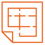 pictogramme représentant un plan de construction