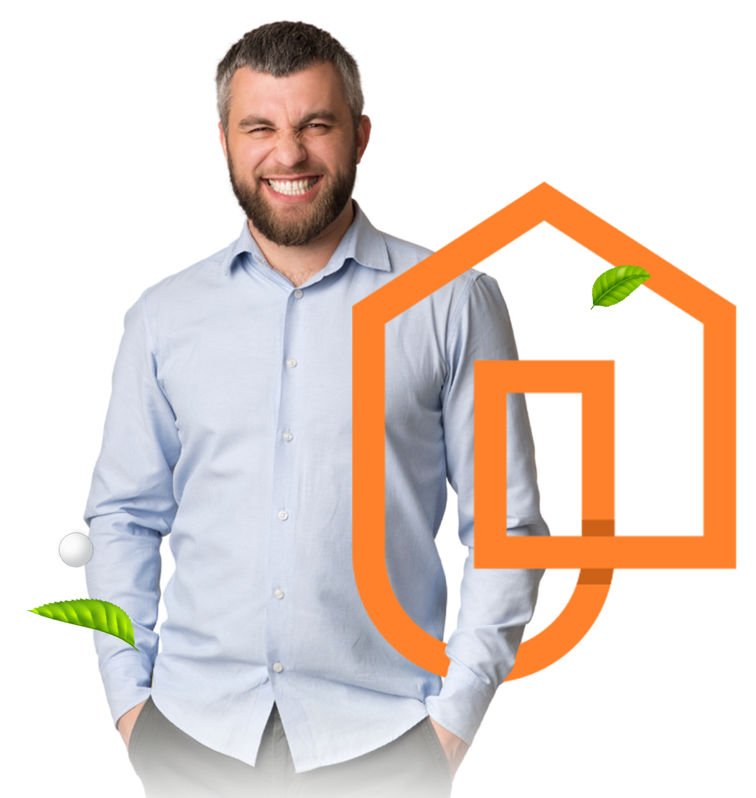 Homme en chemise directeur d'agence immobilière immoportage